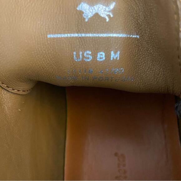 Wolf & Shepherd Men Brown & White Leather Lace Up Boot Sz 8, 8.5 - Picture 7 of 8